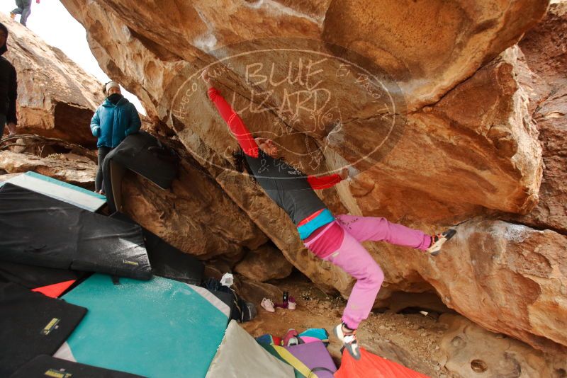 Bouldering in Hueco Tanks on 01/02/2020 with Blue Lizard Climbing and Yoga

Filename: SRM_20200102_1338141.jpg
Aperture: f/4.0
Shutter Speed: 1/250
Body: Canon EOS-1D Mark II
Lens: Canon EF 16-35mm f/2.8 L