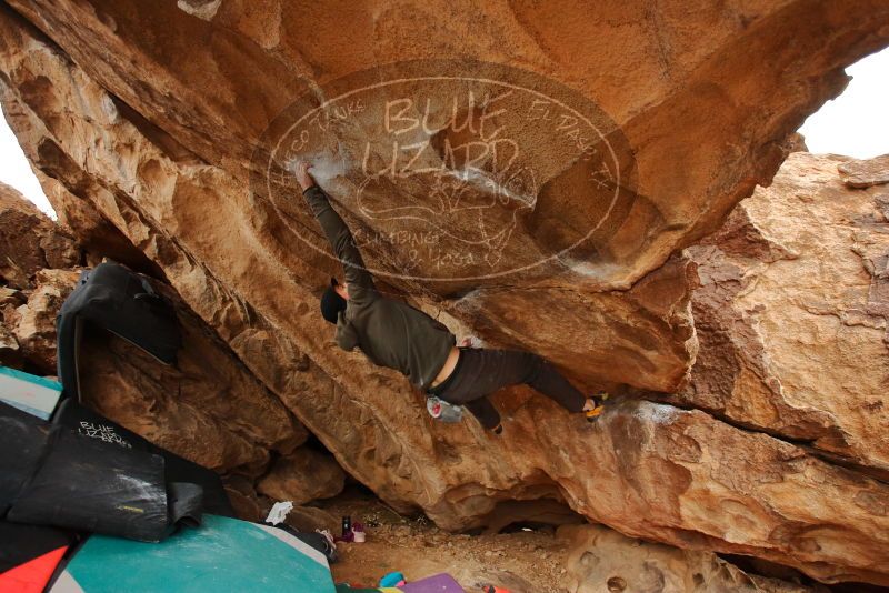 Bouldering in Hueco Tanks on 01/02/2020 with Blue Lizard Climbing and Yoga

Filename: SRM_20200102_1342180.jpg
Aperture: f/4.0
Shutter Speed: 1/250
Body: Canon EOS-1D Mark II
Lens: Canon EF 16-35mm f/2.8 L