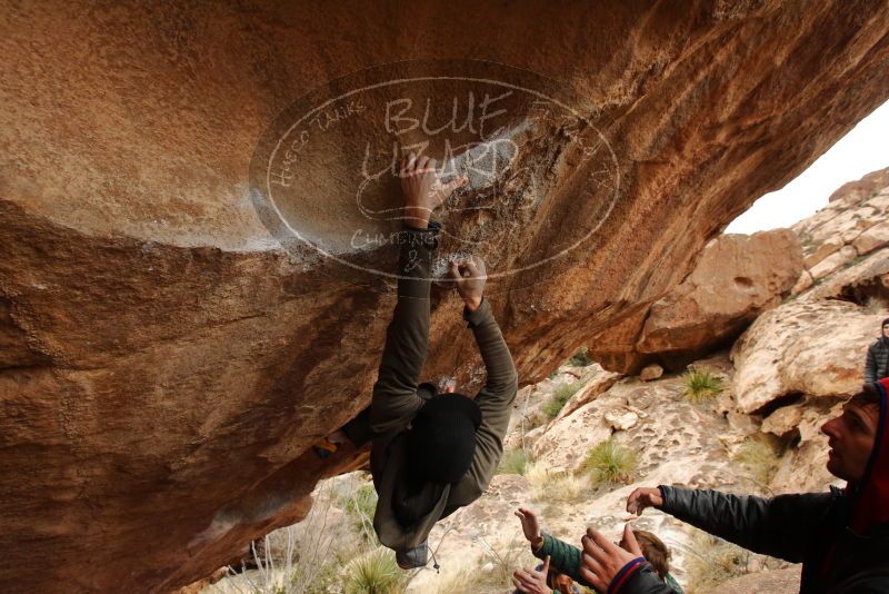 Bouldering in Hueco Tanks on 01/02/2020 with Blue Lizard Climbing and Yoga

Filename: SRM_20200102_1347200.jpg
Aperture: f/5.6
Shutter Speed: 1/250
Body: Canon EOS-1D Mark II
Lens: Canon EF 16-35mm f/2.8 L