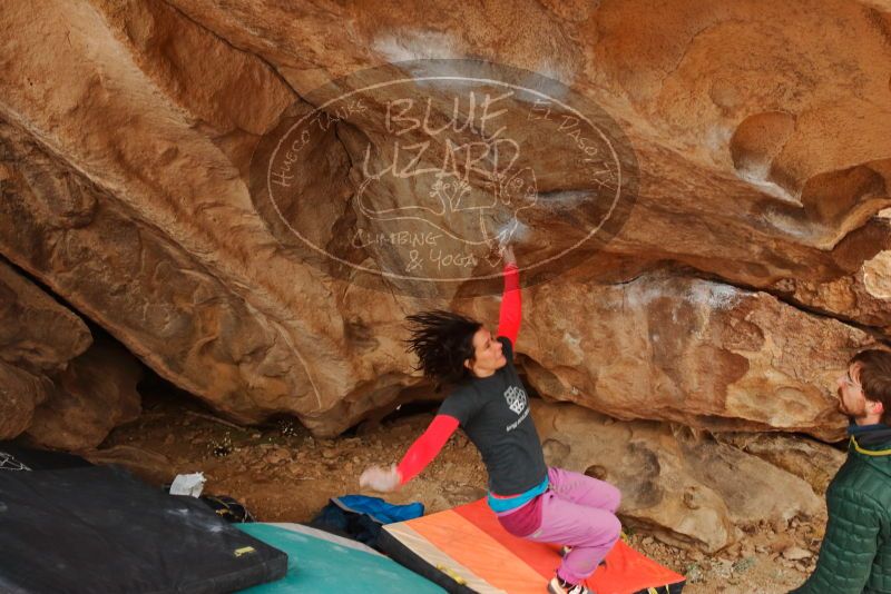 Bouldering in Hueco Tanks on 01/02/2020 with Blue Lizard Climbing and Yoga

Filename: SRM_20200102_1352042.jpg
Aperture: f/5.6
Shutter Speed: 1/200
Body: Canon EOS-1D Mark II
Lens: Canon EF 16-35mm f/2.8 L