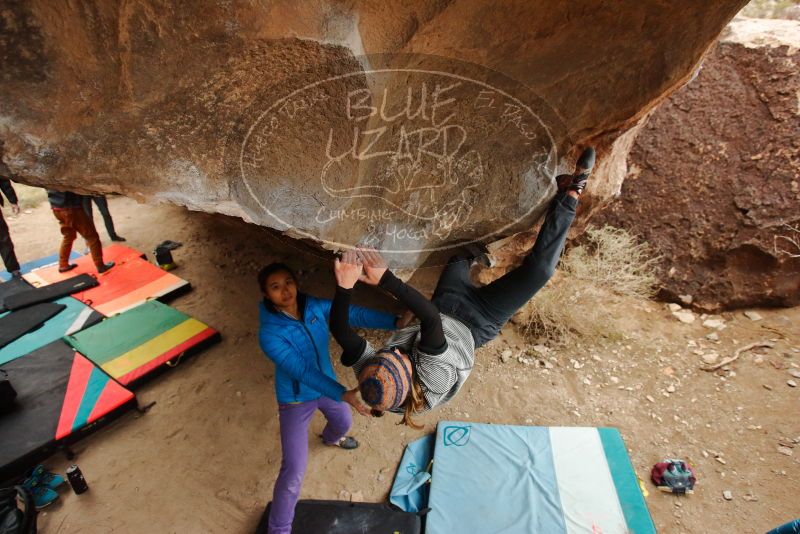 Bouldering in Hueco Tanks on 01/02/2020 with Blue Lizard Climbing and Yoga

Filename: SRM_20200102_1441030.jpg
Aperture: f/4.0
Shutter Speed: 1/250
Body: Canon EOS-1D Mark II
Lens: Canon EF 16-35mm f/2.8 L