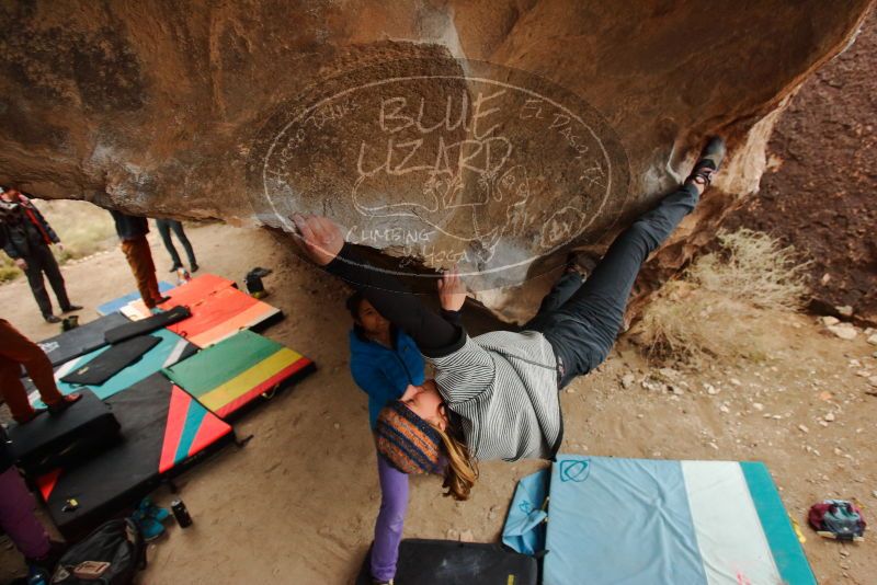 Bouldering in Hueco Tanks on 01/02/2020 with Blue Lizard Climbing and Yoga

Filename: SRM_20200102_1441060.jpg
Aperture: f/4.5
Shutter Speed: 1/250
Body: Canon EOS-1D Mark II
Lens: Canon EF 16-35mm f/2.8 L