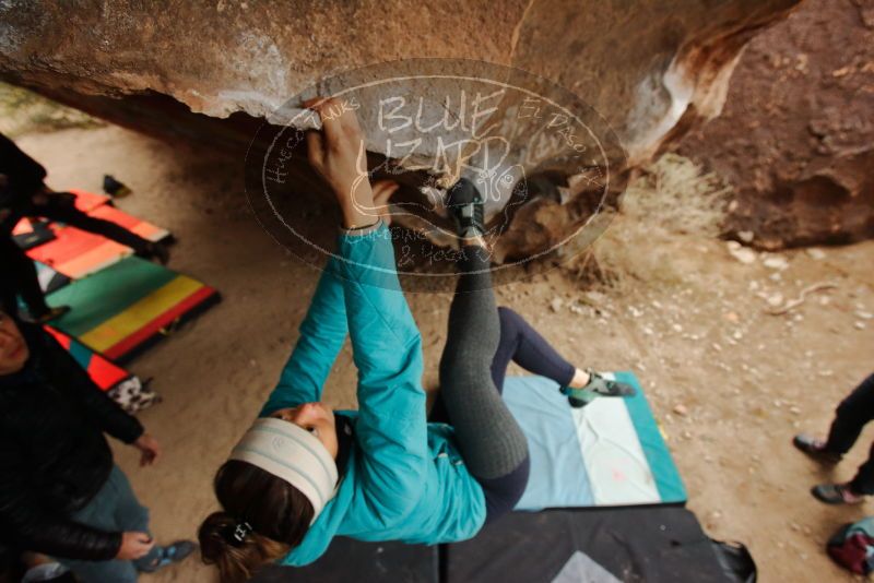 Bouldering in Hueco Tanks on 01/02/2020 with Blue Lizard Climbing and Yoga

Filename: SRM_20200102_1443300.jpg
Aperture: f/4.0
Shutter Speed: 1/250
Body: Canon EOS-1D Mark II
Lens: Canon EF 16-35mm f/2.8 L