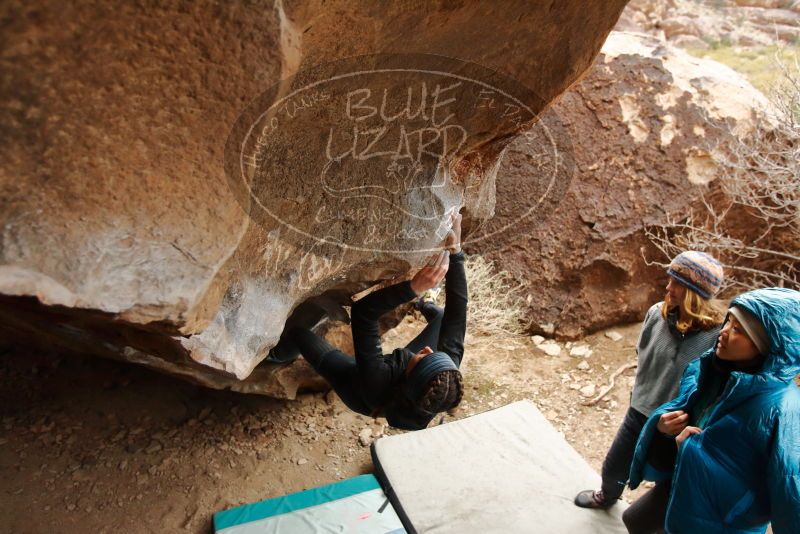 Bouldering in Hueco Tanks on 01/02/2020 with Blue Lizard Climbing and Yoga

Filename: SRM_20200102_1452400.jpg
Aperture: f/3.5
Shutter Speed: 1/250
Body: Canon EOS-1D Mark II
Lens: Canon EF 16-35mm f/2.8 L