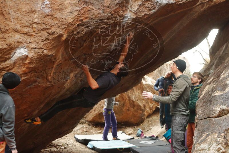 Bouldering in Hueco Tanks on 01/02/2020 with Blue Lizard Climbing and Yoga

Filename: SRM_20200102_1514510.jpg
Aperture: f/3.5
Shutter Speed: 1/250
Body: Canon EOS-1D Mark II
Lens: Canon EF 50mm f/1.8 II