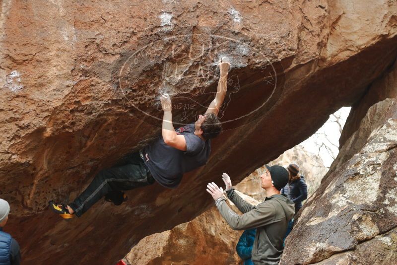 Bouldering in Hueco Tanks on 01/02/2020 with Blue Lizard Climbing and Yoga

Filename: SRM_20200102_1519280.jpg
Aperture: f/3.5
Shutter Speed: 1/250
Body: Canon EOS-1D Mark II
Lens: Canon EF 50mm f/1.8 II