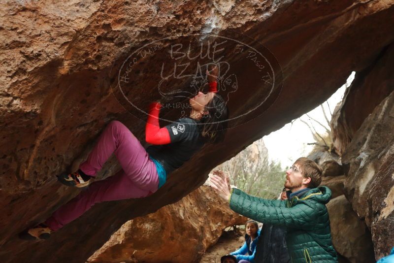 Bouldering in Hueco Tanks on 01/02/2020 with Blue Lizard Climbing and Yoga

Filename: SRM_20200102_1608170.jpg
Aperture: f/4.5
Shutter Speed: 1/250
Body: Canon EOS-1D Mark II
Lens: Canon EF 50mm f/1.8 II