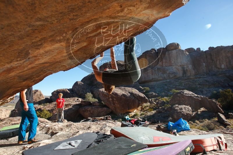 Bouldering in Hueco Tanks on 01/05/2020 with Blue Lizard Climbing and Yoga

Filename: SRM_20200105_1120530.jpg
Aperture: f/7.1
Shutter Speed: 1/320
Body: Canon EOS-1D Mark II
Lens: Canon EF 16-35mm f/2.8 L