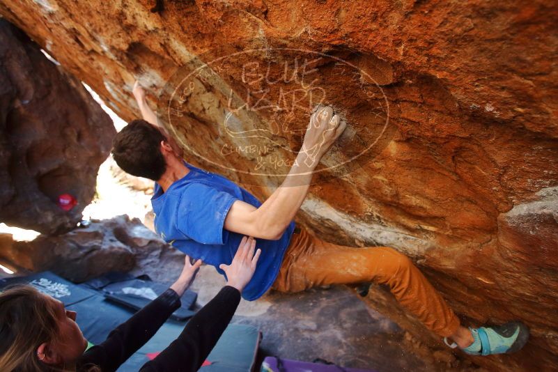 Bouldering in Hueco Tanks on 01/05/2020 with Blue Lizard Climbing and Yoga

Filename: SRM_20200105_1454162.jpg
Aperture: f/3.5
Shutter Speed: 1/250
Body: Canon EOS-1D Mark II
Lens: Canon EF 16-35mm f/2.8 L