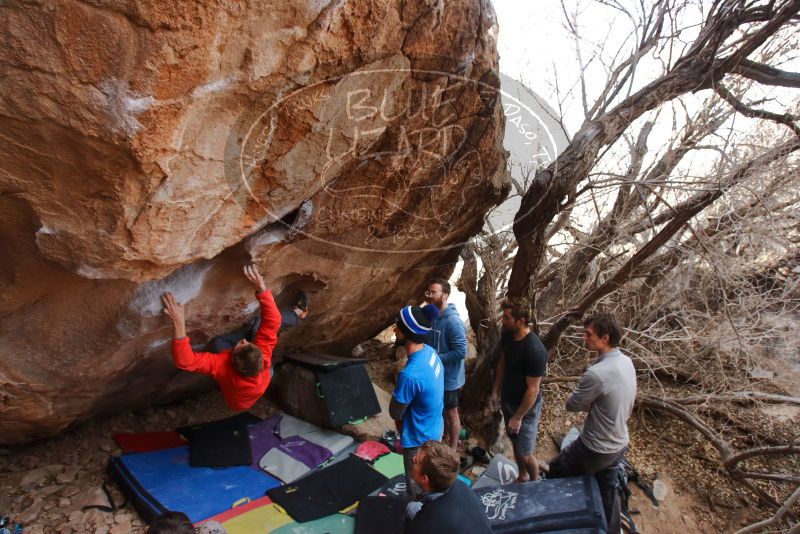 Bouldering in Hueco Tanks on 01/04/2020 with Blue Lizard Climbing and Yoga

Filename: SRM_20200104_1246340.jpg
Aperture: f/5.6
Shutter Speed: 1/250
Body: Canon EOS-1D Mark II
Lens: Canon EF 16-35mm f/2.8 L