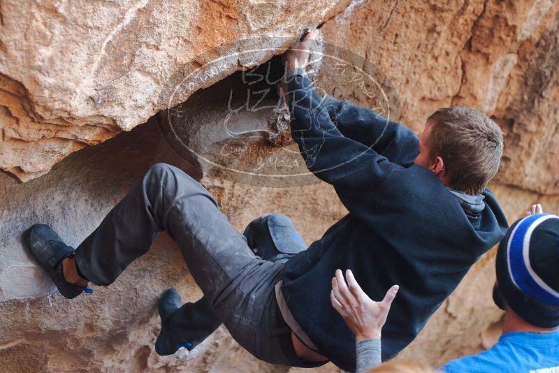 Bouldering in Hueco Tanks on 01/04/2020 with Blue Lizard Climbing and Yoga

Filename: SRM_20200104_1256560.jpg
Aperture: f/2.8
Shutter Speed: 1/250
Body: Canon EOS-1D Mark II
Lens: Canon EF 50mm f/1.8 II