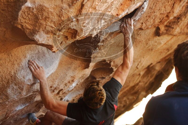 Bouldering in Hueco Tanks on 01/04/2020 with Blue Lizard Climbing and Yoga

Filename: SRM_20200104_1308281.jpg
Aperture: f/3.2
Shutter Speed: 1/250
Body: Canon EOS-1D Mark II
Lens: Canon EF 50mm f/1.8 II