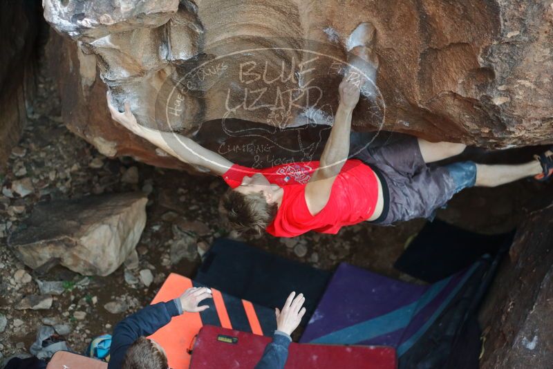 Bouldering in Hueco Tanks on 01/04/2020 with Blue Lizard Climbing and Yoga

Filename: SRM_20200104_1456080.jpg
Aperture: f/2.8
Shutter Speed: 1/250
Body: Canon EOS-1D Mark II
Lens: Canon EF 50mm f/1.8 II