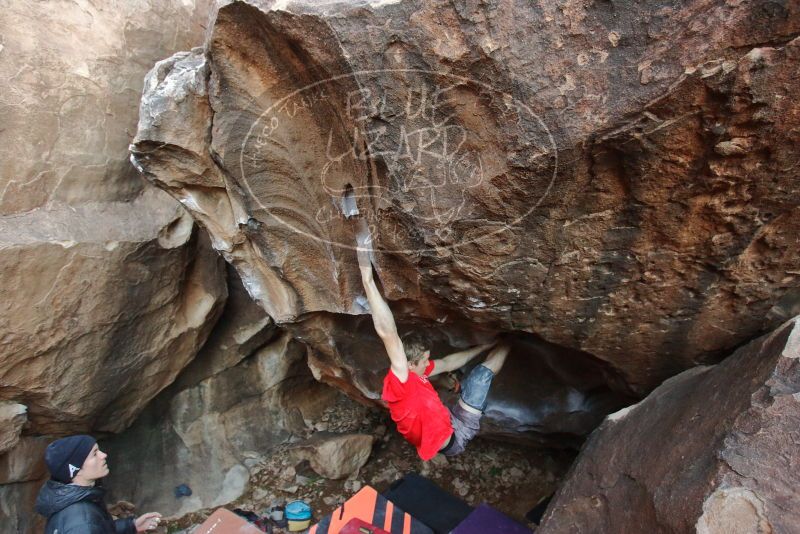 Bouldering in Hueco Tanks on 01/04/2020 with Blue Lizard Climbing and Yoga

Filename: SRM_20200104_1526130.jpg
Aperture: f/4.0
Shutter Speed: 1/200
Body: Canon EOS-1D Mark II
Lens: Canon EF 16-35mm f/2.8 L