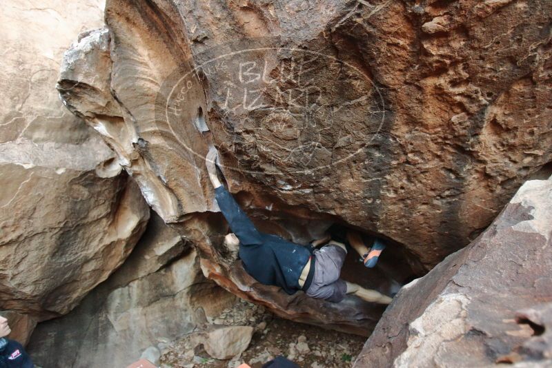 Bouldering in Hueco Tanks on 01/04/2020 with Blue Lizard Climbing and Yoga

Filename: SRM_20200104_1617580.jpg
Aperture: f/2.8
Shutter Speed: 1/250
Body: Canon EOS-1D Mark II
Lens: Canon EF 16-35mm f/2.8 L