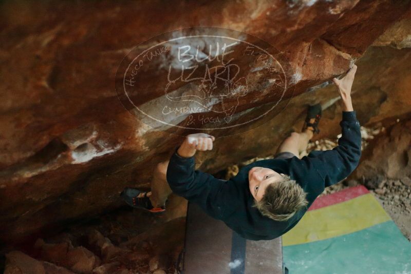 Bouldering in Hueco Tanks on 01/04/2020 with Blue Lizard Climbing and Yoga

Filename: SRM_20200104_1717570.jpg
Aperture: f/2.2
Shutter Speed: 1/200
Body: Canon EOS-1D Mark II
Lens: Canon EF 50mm f/1.8 II