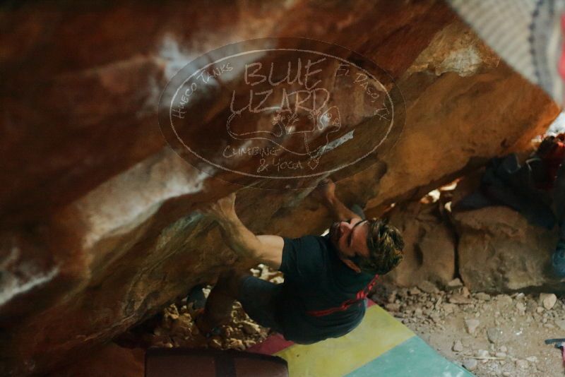 Bouldering in Hueco Tanks on 01/04/2020 with Blue Lizard Climbing and Yoga

Filename: SRM_20200104_1726491.jpg
Aperture: f/2.2
Shutter Speed: 1/200
Body: Canon EOS-1D Mark II
Lens: Canon EF 50mm f/1.8 II