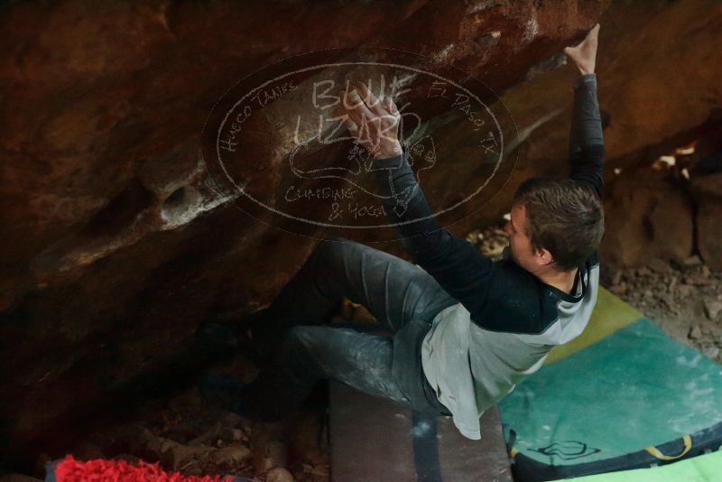 Bouldering in Hueco Tanks on 01/04/2020 with Blue Lizard Climbing and Yoga

Filename: SRM_20200104_1727560.jpg
Aperture: f/2.8
Shutter Speed: 1/200
Body: Canon EOS-1D Mark II
Lens: Canon EF 50mm f/1.8 II