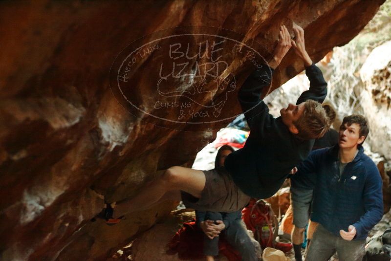 Bouldering in Hueco Tanks on 01/04/2020 with Blue Lizard Climbing and Yoga

Filename: SRM_20200104_1753210.jpg
Aperture: f/2.8
Shutter Speed: 1/200
Body: Canon EOS-1D Mark II
Lens: Canon EF 50mm f/1.8 II