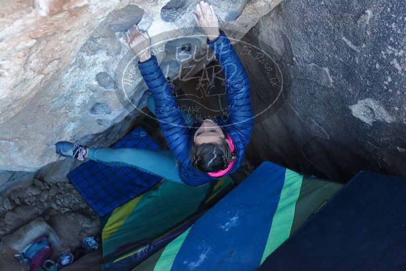 Bouldering in Hueco Tanks on 01/08/2020 with Blue Lizard Climbing and Yoga

Filename: SRM_20200108_1039520.jpg
Aperture: f/4.0
Shutter Speed: 1/250
Body: Canon EOS-1D Mark II
Lens: Canon EF 16-35mm f/2.8 L