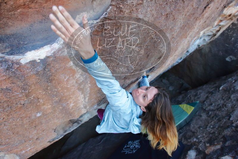 Bouldering in Hueco Tanks on 01/08/2020 with Blue Lizard Climbing and Yoga

Filename: SRM_20200108_1051390.jpg
Aperture: f/5.0
Shutter Speed: 1/250
Body: Canon EOS-1D Mark II
Lens: Canon EF 16-35mm f/2.8 L