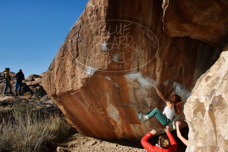 Bouldering in Hueco Tanks on 01/08/2020 with Blue Lizard Climbing and Yoga

Filename: SRM_20200108_1206500.jpg
Aperture: f/8.0
Shutter Speed: 1/250
Body: Canon EOS-1D Mark II
Lens: Canon EF 16-35mm f/2.8 L