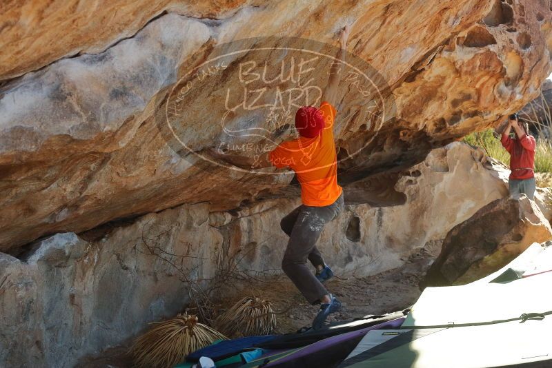 Bouldering in Hueco Tanks on 01/08/2020 with Blue Lizard Climbing and Yoga

Filename: SRM_20200108_1321361.jpg
Aperture: f/7.1
Shutter Speed: 1/500
Body: Canon EOS-1D Mark II
Lens: Canon EF 50mm f/1.8 II