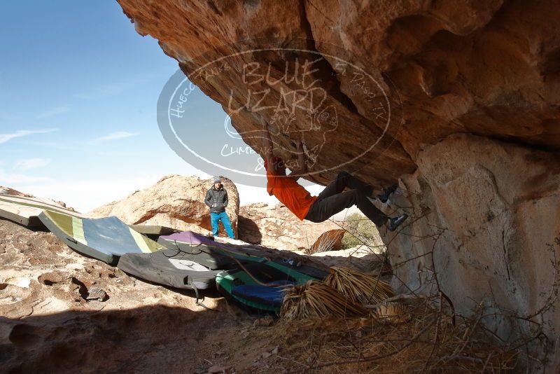 Bouldering in Hueco Tanks on 01/08/2020 with Blue Lizard Climbing and Yoga

Filename: SRM_20200108_1331460.jpg
Aperture: f/8.0
Shutter Speed: 1/500
Body: Canon EOS-1D Mark II
Lens: Canon EF 16-35mm f/2.8 L