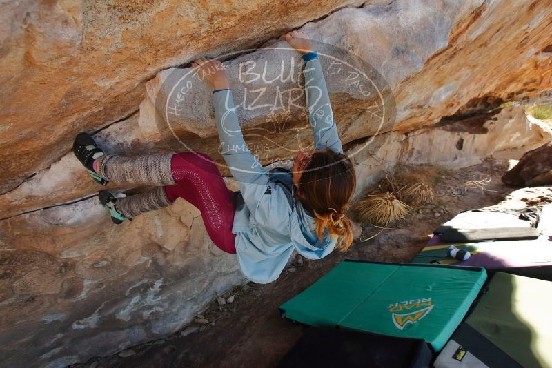 Bouldering in Hueco Tanks on 01/08/2020 with Blue Lizard Climbing and Yoga

Filename: SRM_20200108_1343360.jpg
Aperture: f/5.0
Shutter Speed: 1/400
Body: Canon EOS-1D Mark II
Lens: Canon EF 16-35mm f/2.8 L