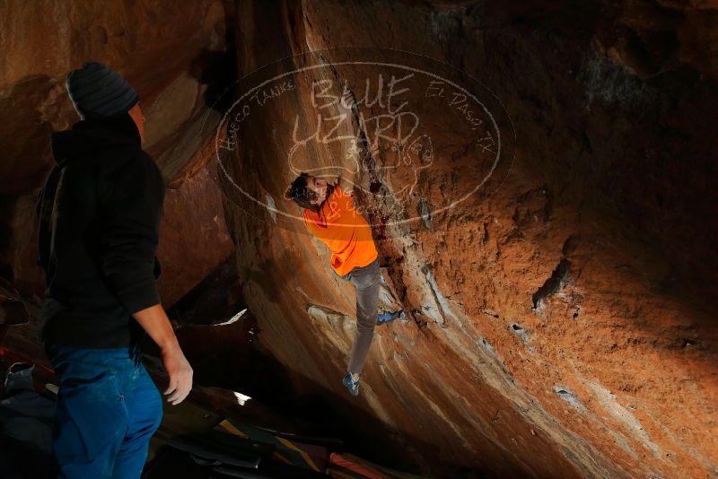 Bouldering in Hueco Tanks on 01/08/2020 with Blue Lizard Climbing and Yoga

Filename: SRM_20200108_1509160.jpg
Aperture: f/5.6
Shutter Speed: 1/250
Body: Canon EOS-1D Mark II
Lens: Canon EF 16-35mm f/2.8 L