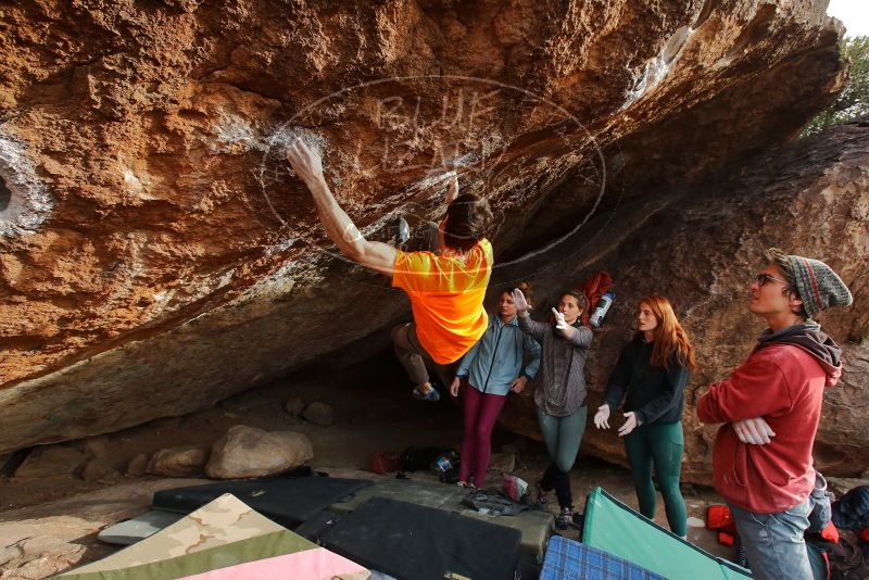 Bouldering in Hueco Tanks on 01/08/2020 with Blue Lizard Climbing and Yoga

Filename: SRM_20200108_1701010.jpg
Aperture: f/6.3
Shutter Speed: 1/320
Body: Canon EOS-1D Mark II
Lens: Canon EF 16-35mm f/2.8 L