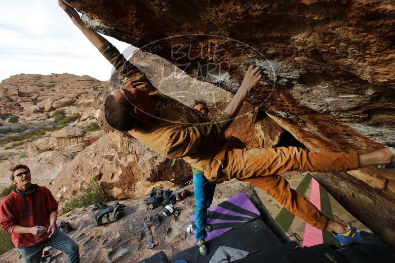 Bouldering in Hueco Tanks on 01/08/2020 with Blue Lizard Climbing and Yoga

Filename: SRM_20200108_1710481.jpg
Aperture: f/5.6
Shutter Speed: 1/500
Body: Canon EOS-1D Mark II
Lens: Canon EF 16-35mm f/2.8 L