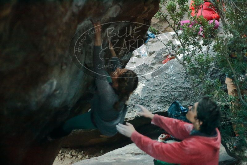 Bouldering in Hueco Tanks on 01/08/2020 with Blue Lizard Climbing and Yoga

Filename: SRM_20200108_1824540.jpg
Aperture: f/1.8
Shutter Speed: 1/100
Body: Canon EOS-1D Mark II
Lens: Canon EF 50mm f/1.8 II