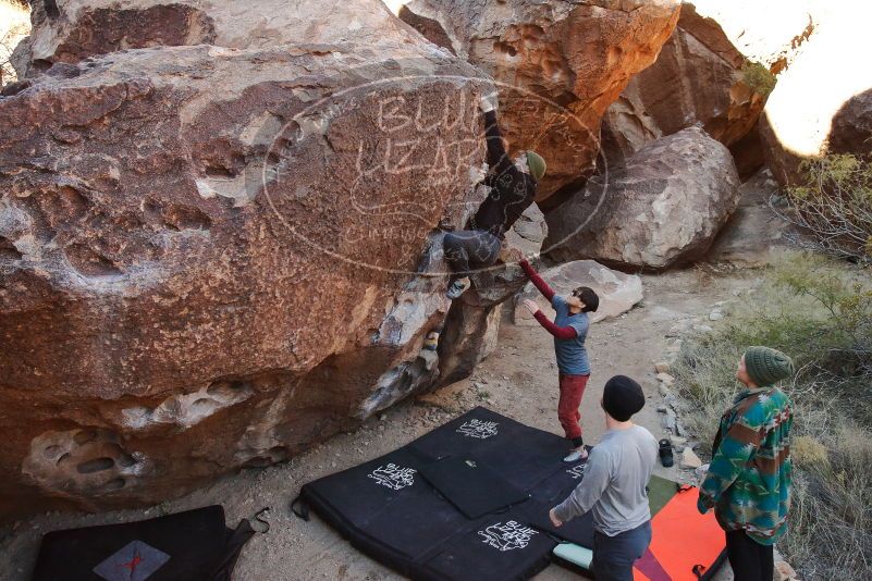 Bouldering in Hueco Tanks on 01/12/2020 with Blue Lizard Climbing and Yoga

Filename: SRM_20200112_1053530.jpg
Aperture: f/5.6
Shutter Speed: 1/400
Body: Canon EOS-1D Mark II
Lens: Canon EF 16-35mm f/2.8 L