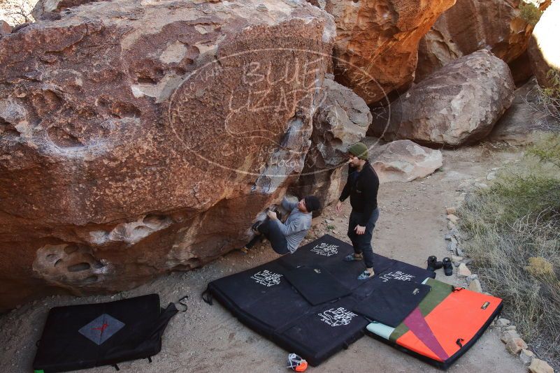 Bouldering in Hueco Tanks on 01/12/2020 with Blue Lizard Climbing and Yoga

Filename: SRM_20200112_1056560.jpg
Aperture: f/5.6
Shutter Speed: 1/250
Body: Canon EOS-1D Mark II
Lens: Canon EF 16-35mm f/2.8 L