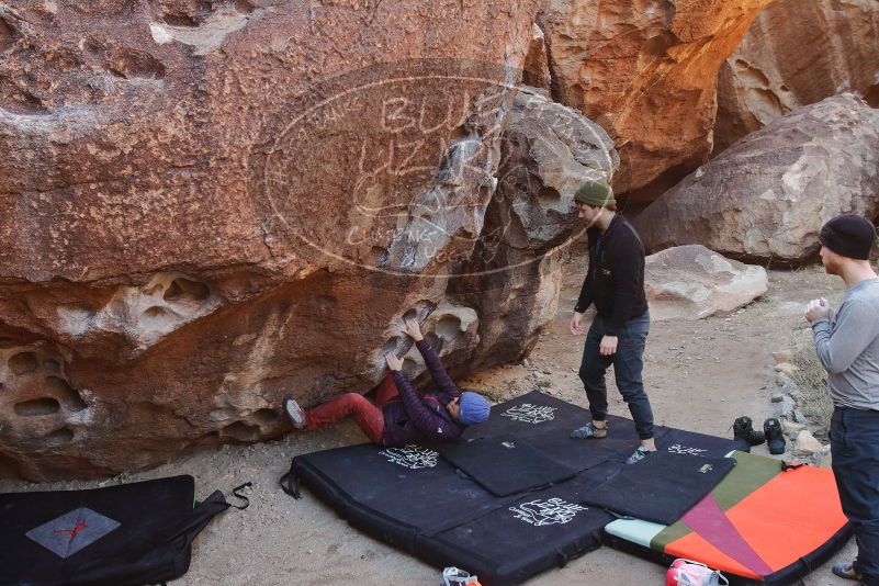 Bouldering in Hueco Tanks on 01/12/2020 with Blue Lizard Climbing and Yoga

Filename: SRM_20200112_1058390.jpg
Aperture: f/5.6
Shutter Speed: 1/200
Body: Canon EOS-1D Mark II
Lens: Canon EF 16-35mm f/2.8 L