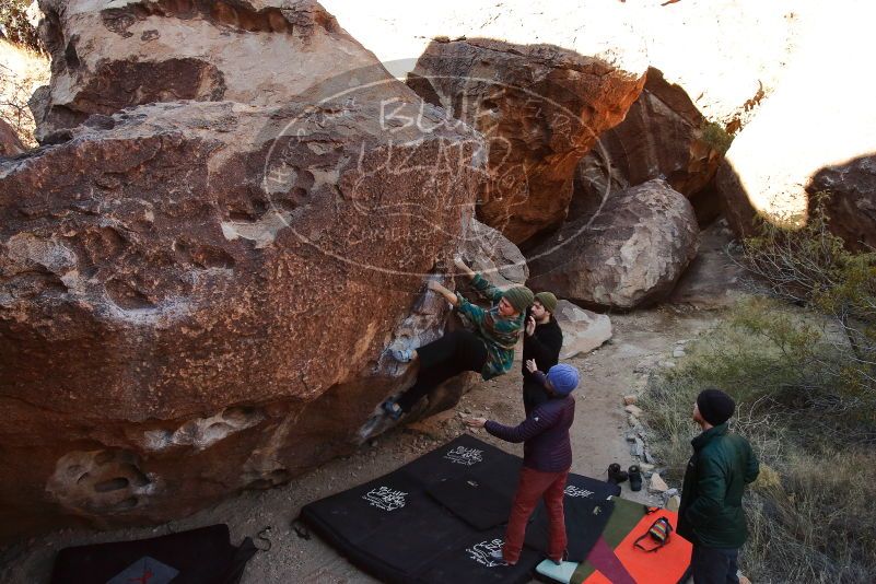 Bouldering in Hueco Tanks on 01/12/2020 with Blue Lizard Climbing and Yoga

Filename: SRM_20200112_1102280.jpg
Aperture: f/5.6
Shutter Speed: 1/400
Body: Canon EOS-1D Mark II
Lens: Canon EF 16-35mm f/2.8 L