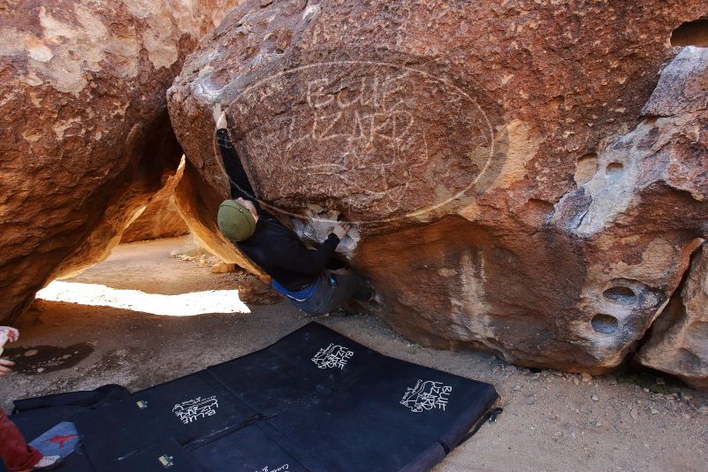 Bouldering in Hueco Tanks on 01/12/2020 with Blue Lizard Climbing and Yoga

Filename: SRM_20200112_1136560.jpg
Aperture: f/4.5
Shutter Speed: 1/250
Body: Canon EOS-1D Mark II
Lens: Canon EF 16-35mm f/2.8 L