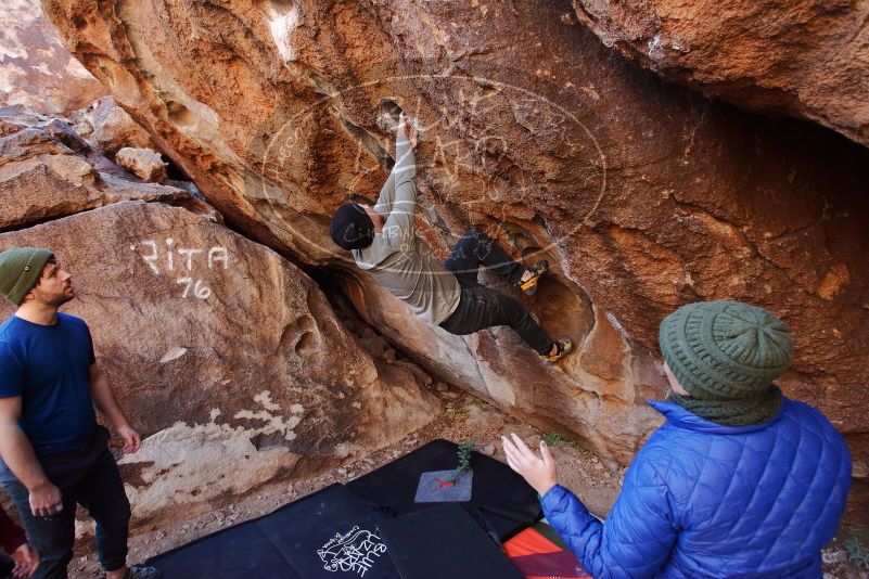 Bouldering in Hueco Tanks on 01/12/2020 with Blue Lizard Climbing and Yoga

Filename: SRM_20200112_1152140.jpg
Aperture: f/4.5
Shutter Speed: 1/250
Body: Canon EOS-1D Mark II
Lens: Canon EF 16-35mm f/2.8 L