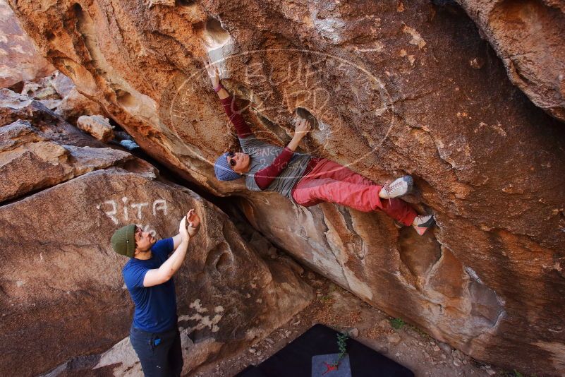 Bouldering in Hueco Tanks on 01/12/2020 with Blue Lizard Climbing and Yoga

Filename: SRM_20200112_1155060.jpg
Aperture: f/5.0
Shutter Speed: 1/250
Body: Canon EOS-1D Mark II
Lens: Canon EF 16-35mm f/2.8 L