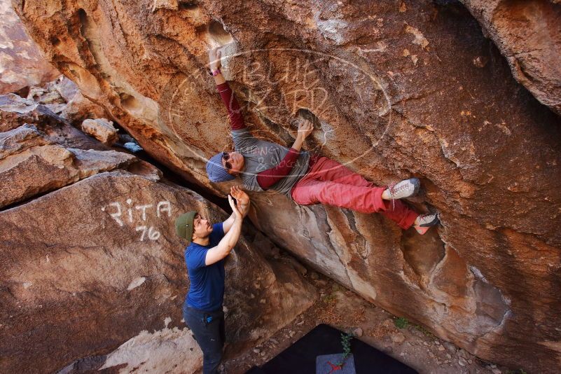 Bouldering in Hueco Tanks on 01/12/2020 with Blue Lizard Climbing and Yoga

Filename: SRM_20200112_1155090.jpg
Aperture: f/5.0
Shutter Speed: 1/250
Body: Canon EOS-1D Mark II
Lens: Canon EF 16-35mm f/2.8 L