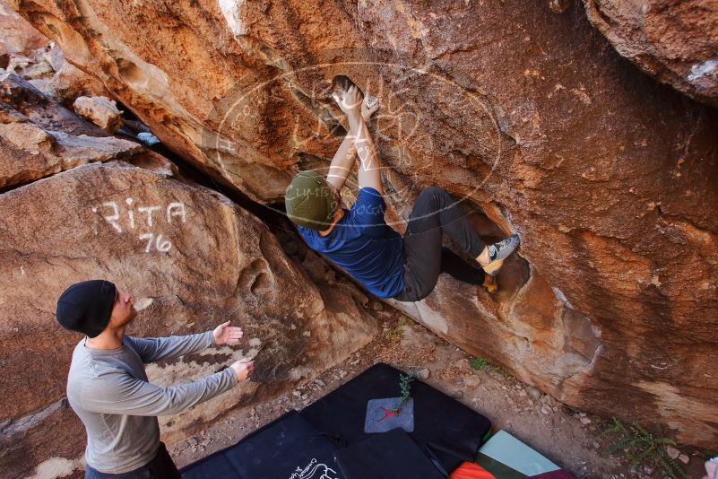 Bouldering in Hueco Tanks on 01/12/2020 with Blue Lizard Climbing and Yoga

Filename: SRM_20200112_1159440.jpg
Aperture: f/4.5
Shutter Speed: 1/250
Body: Canon EOS-1D Mark II
Lens: Canon EF 16-35mm f/2.8 L