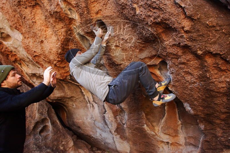 Bouldering in Hueco Tanks on 01/12/2020 with Blue Lizard Climbing and Yoga

Filename: SRM_20200112_1211470.jpg
Aperture: f/4.5
Shutter Speed: 1/250
Body: Canon EOS-1D Mark II
Lens: Canon EF 16-35mm f/2.8 L