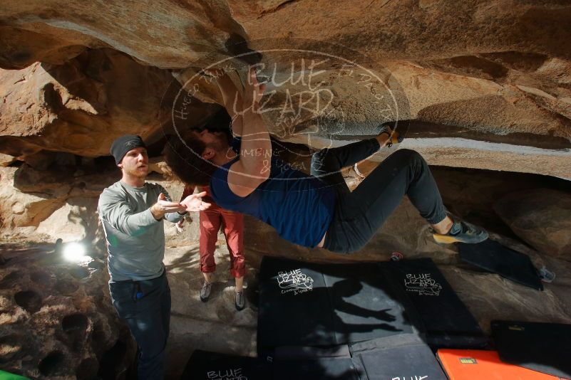 Bouldering in Hueco Tanks on 01/12/2020 with Blue Lizard Climbing and Yoga

Filename: SRM_20200112_1424200.jpg
Aperture: f/8.0
Shutter Speed: 1/250
Body: Canon EOS-1D Mark II
Lens: Canon EF 16-35mm f/2.8 L