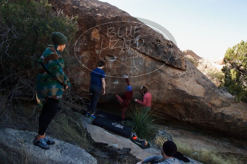 Bouldering in Hueco Tanks on 01/12/2020 with Blue Lizard Climbing and Yoga

Filename: SRM_20200112_1600590.jpg
Aperture: f/8.0
Shutter Speed: 1/250
Body: Canon EOS-1D Mark II
Lens: Canon EF 16-35mm f/2.8 L