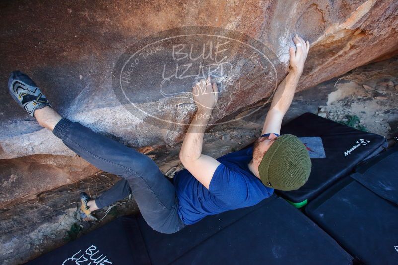 Bouldering in Hueco Tanks on 01/12/2020 with Blue Lizard Climbing and Yoga

Filename: SRM_20200112_1647330.jpg
Aperture: f/4.5
Shutter Speed: 1/250
Body: Canon EOS-1D Mark II
Lens: Canon EF 16-35mm f/2.8 L