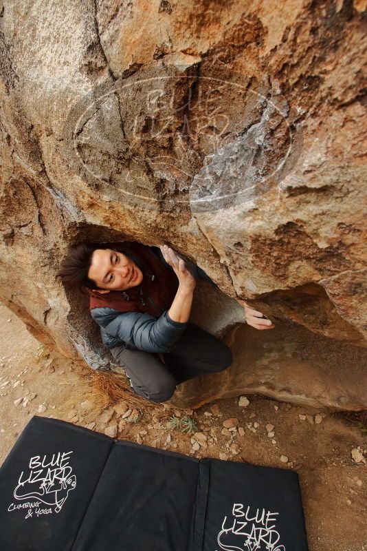 Bouldering in Hueco Tanks on 01/16/2020 with Blue Lizard Climbing and Yoga

Filename: SRM_20200116_1016520.jpg
Aperture: f/8.0
Shutter Speed: 1/200
Body: Canon EOS-1D Mark II
Lens: Canon EF 16-35mm f/2.8 L