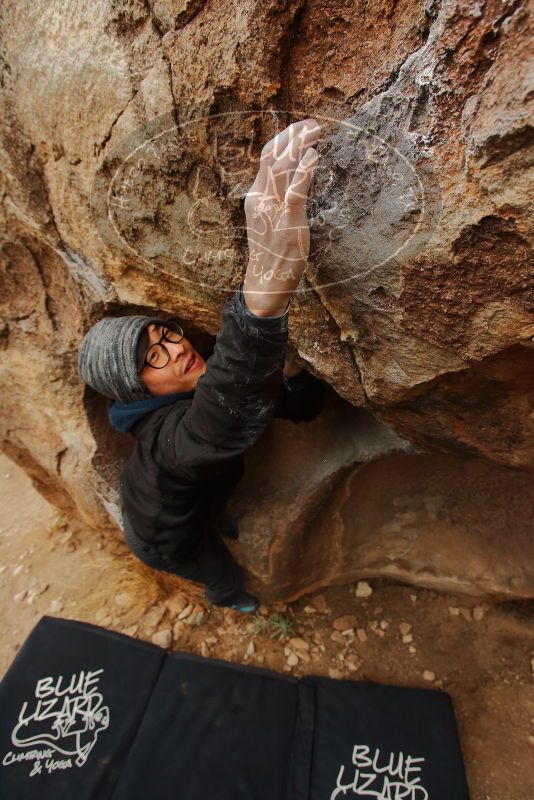 Bouldering in Hueco Tanks on 01/16/2020 with Blue Lizard Climbing and Yoga

Filename: SRM_20200116_1017590.jpg
Aperture: f/6.3
Shutter Speed: 1/320
Body: Canon EOS-1D Mark II
Lens: Canon EF 16-35mm f/2.8 L