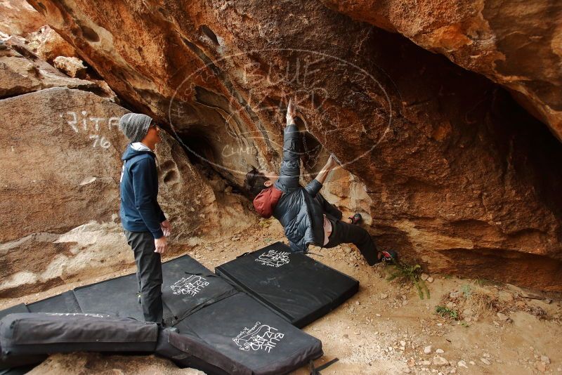 Bouldering in Hueco Tanks on 01/16/2020 with Blue Lizard Climbing and Yoga

Filename: SRM_20200116_1036240.jpg
Aperture: f/3.5
Shutter Speed: 1/320
Body: Canon EOS-1D Mark II
Lens: Canon EF 16-35mm f/2.8 L