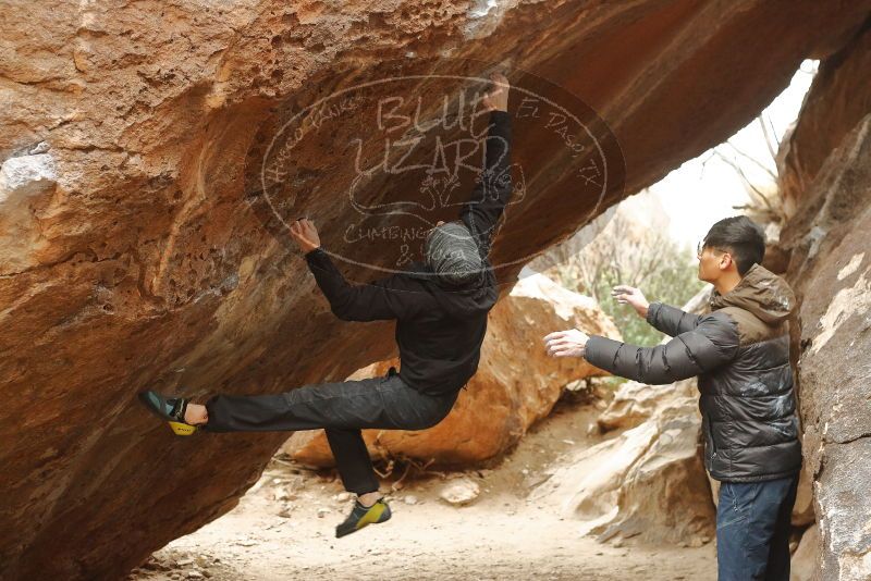 Bouldering in Hueco Tanks on 01/16/2020 with Blue Lizard Climbing and Yoga

Filename: SRM_20200116_1112530.jpg
Aperture: f/3.5
Shutter Speed: 1/320
Body: Canon EOS-1D Mark II
Lens: Canon EF 50mm f/1.8 II